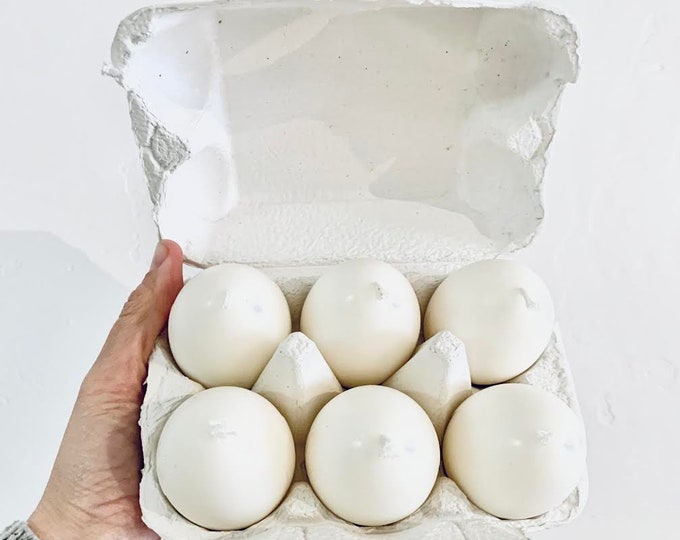 Egg Candles- 6 pack