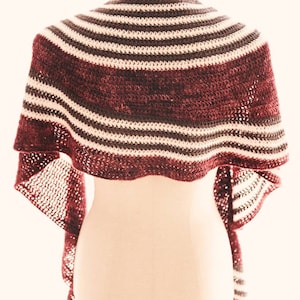Callisto Crescent Crochet Shawl Pattern (PDF Pattern)