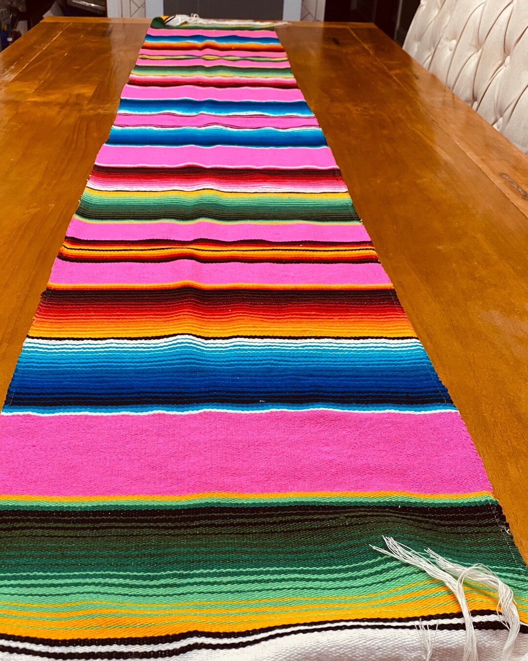 Mexican Sarape Table Runner Etsy