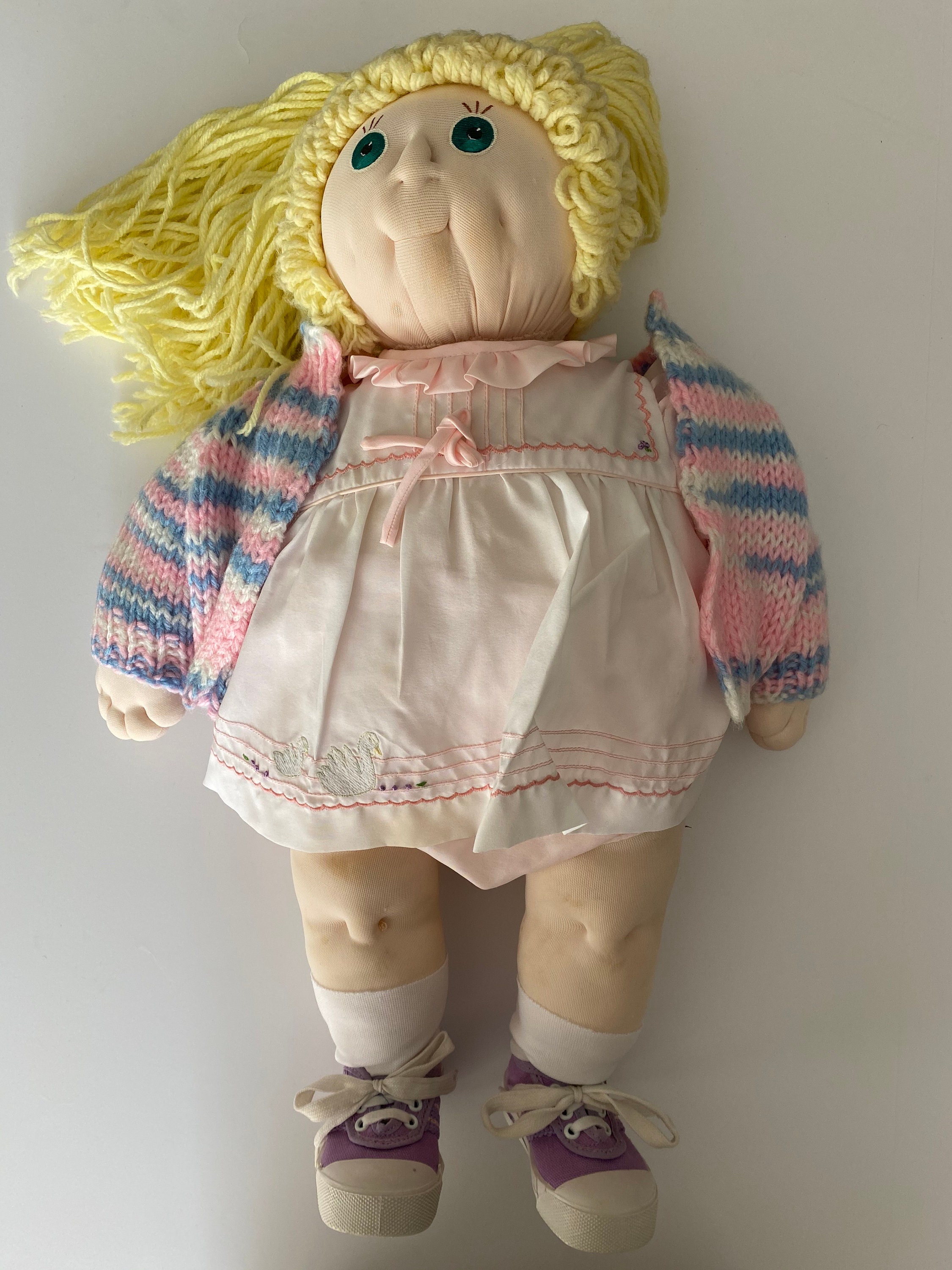 Handmade cabbage Patch Like Doll Etsy UK