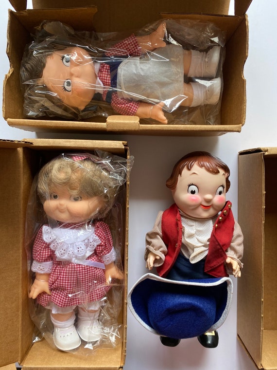 Campbells Soup Dolls 1976 and 1988 - Etsy Finland