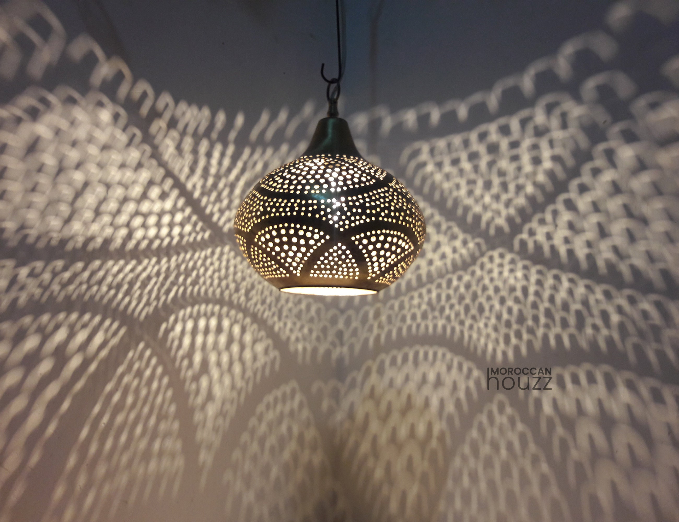 Islamic wall lights or lamps - laser cut pattern light shades