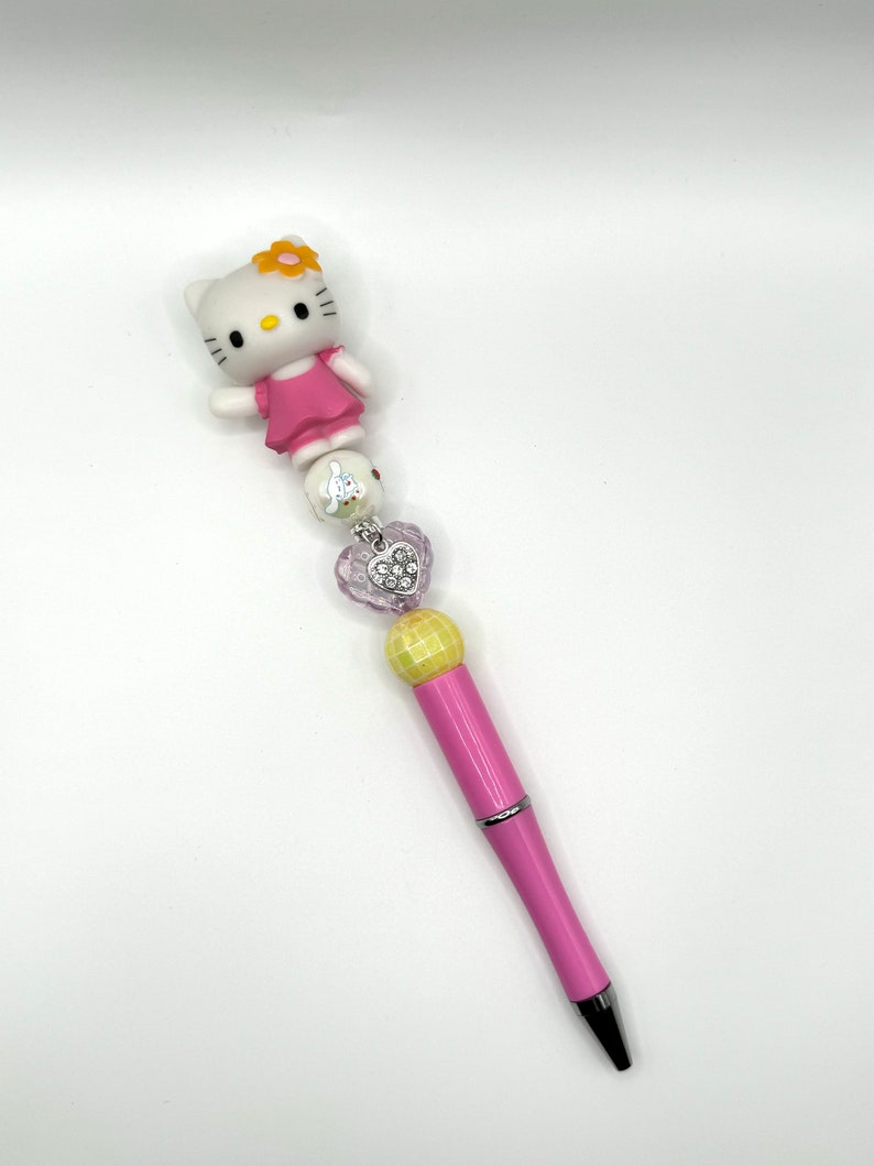 Beaded Pen, HK Pen, Hello Kitty Pen, Pochacco, Character Pens Etsy