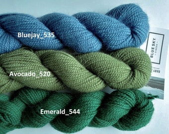 Baby Alpaca Sport, by Blue Sky Fibers, 100% alpaca yarn, sport weight, 110 yds/50g