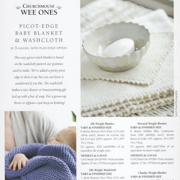 Knit Baby Washcloth Patterns Etsy
