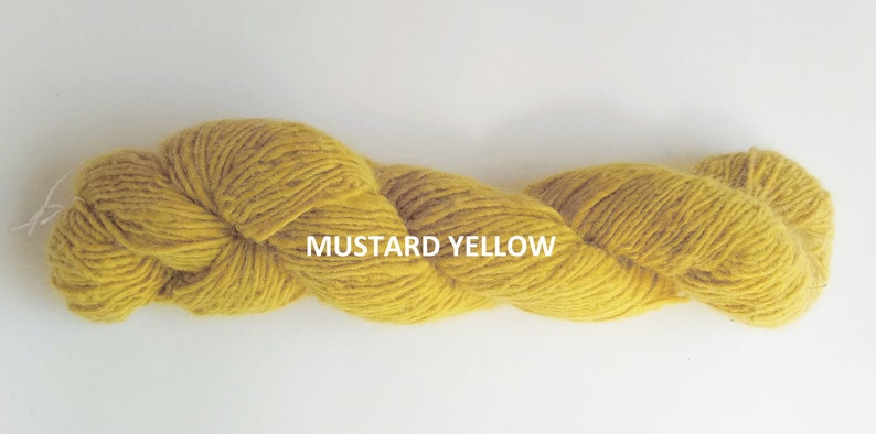 Jamie Harmons Rainbow Yarn, merino/angora/alpaca, DK weight, 150 yds/1.5 oz, naturally dyed in VT, grown in US image 8