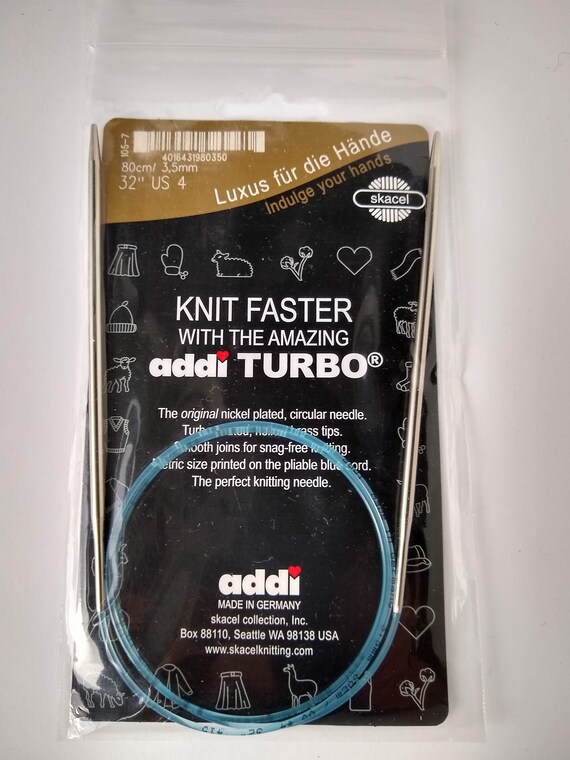 20 Inch Addi Turbo LACE Circular Knitting Needles