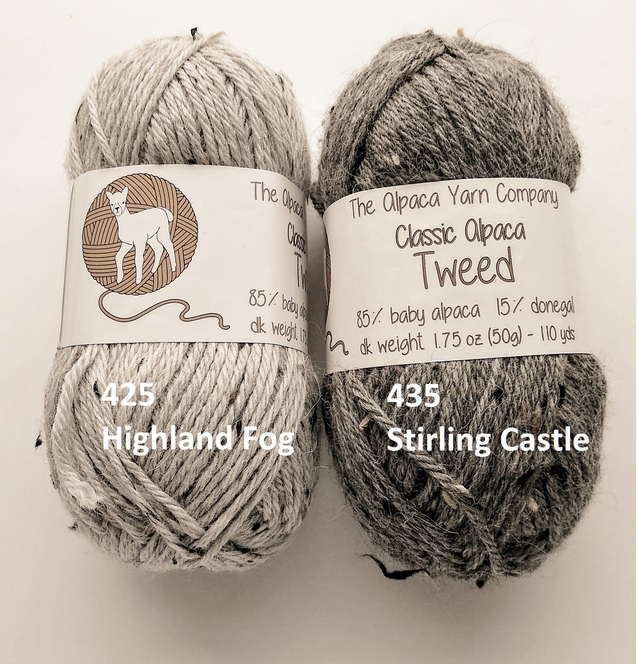 Alpaca Yarn Company Classic Alpaca Tweed DK Yarn Etsy