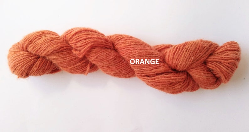Jamie Harmons Rainbow Yarn, merino/angora/alpaca, DK weight, 150 yds/1.5 oz, naturally dyed in VT, grown in US image 7