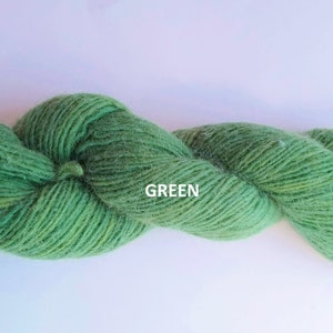 Jamie Harmons Rainbow Yarn, merino/angora/alpaca, DK weight, 150 yds/1.5 oz, naturally dyed in VT, grown in US image 5