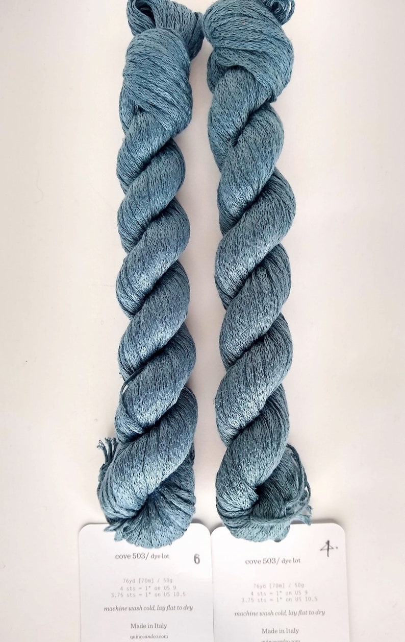 Linen yarn Quince Yarn Kestrel 100 organic linen worsted Etsy