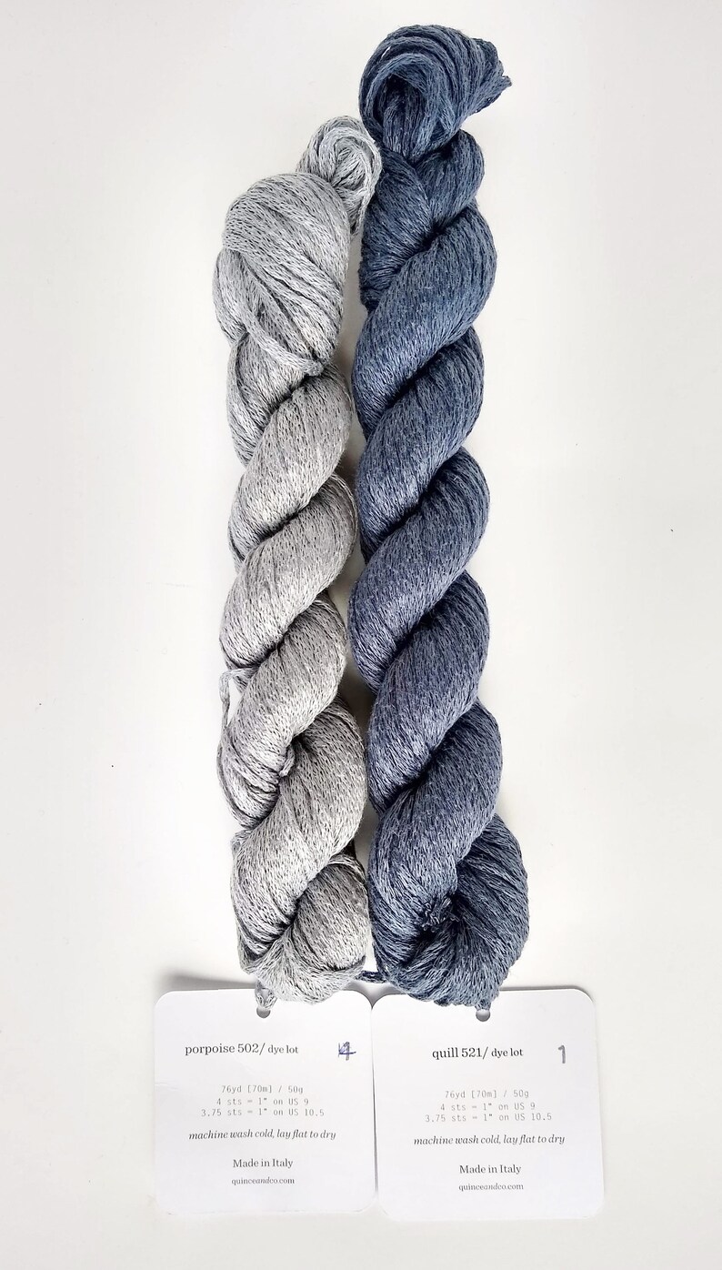 Linen yarn Quince Yarn Kestrel 100 organic linen worsted Etsy