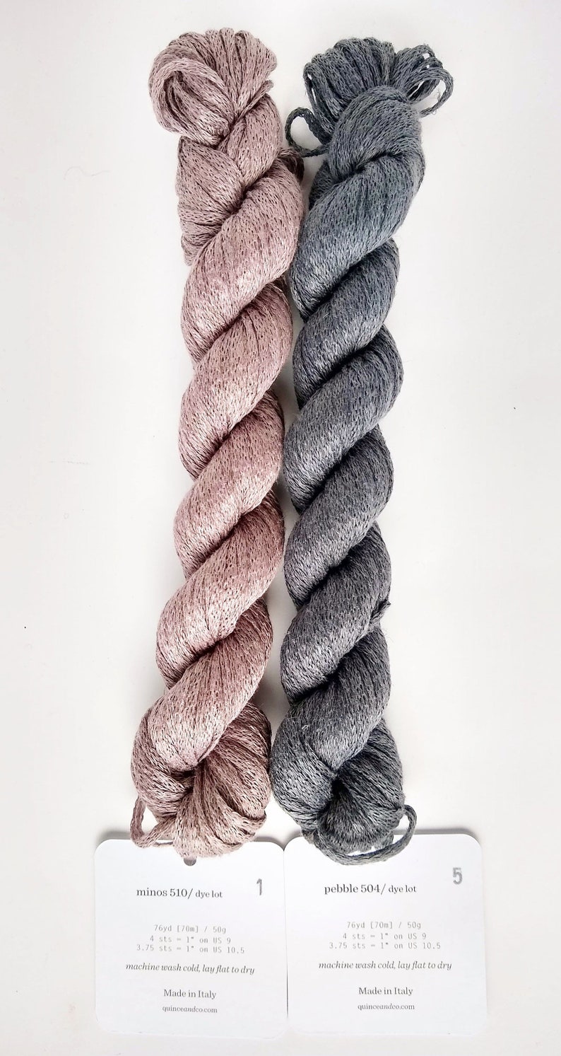 Linen yarn Quince Yarn Kestrel 100 organic linen worsted Etsy