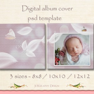 Aquarell Foto Album Cover Foto Buch Cover Vorlage Fur Etsy