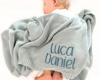 Baby Blanket, Personalized Baby Blanket, Custom Baby Blanket, Baby Blanket with Name, Embroidered Baby Blanket, Baby Shower Gifts