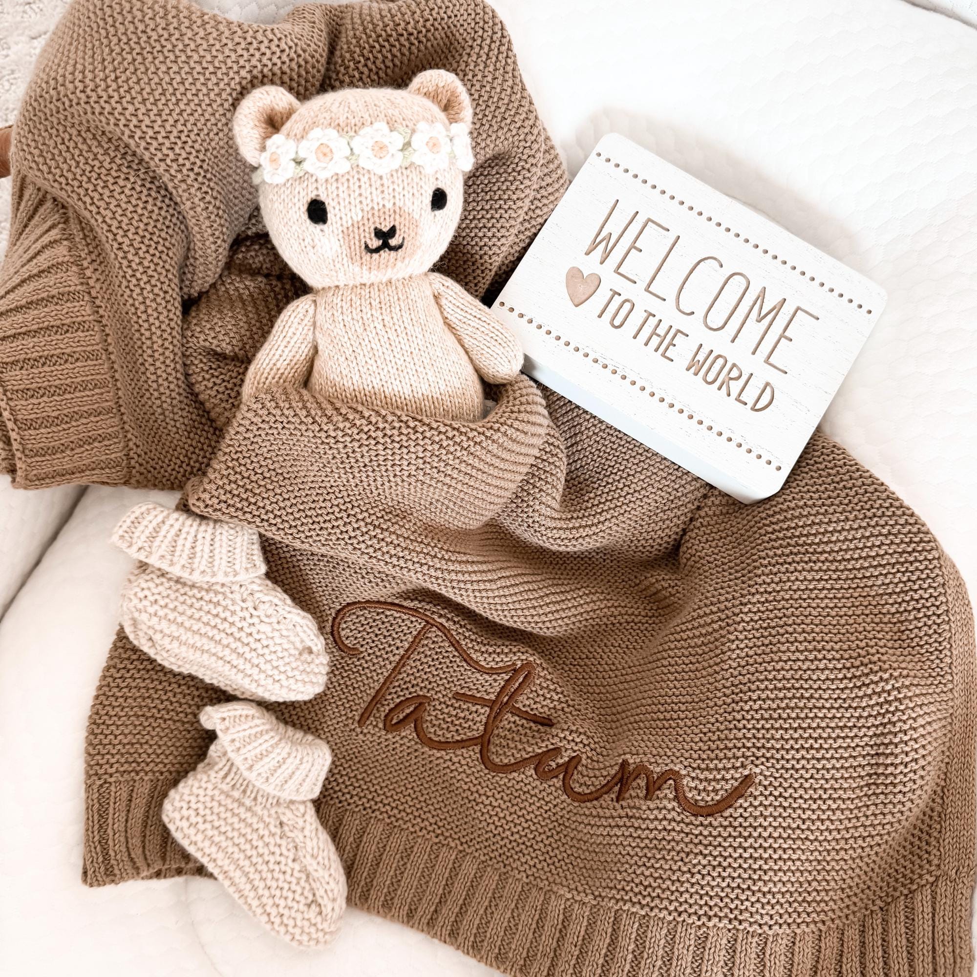 Personalized Baby Blanket, Embroidered Baby Blanket, Baby Blanket with Name, Baby Shower Gift, Baby  Announcement, Newborn Gift, Baby Gifts