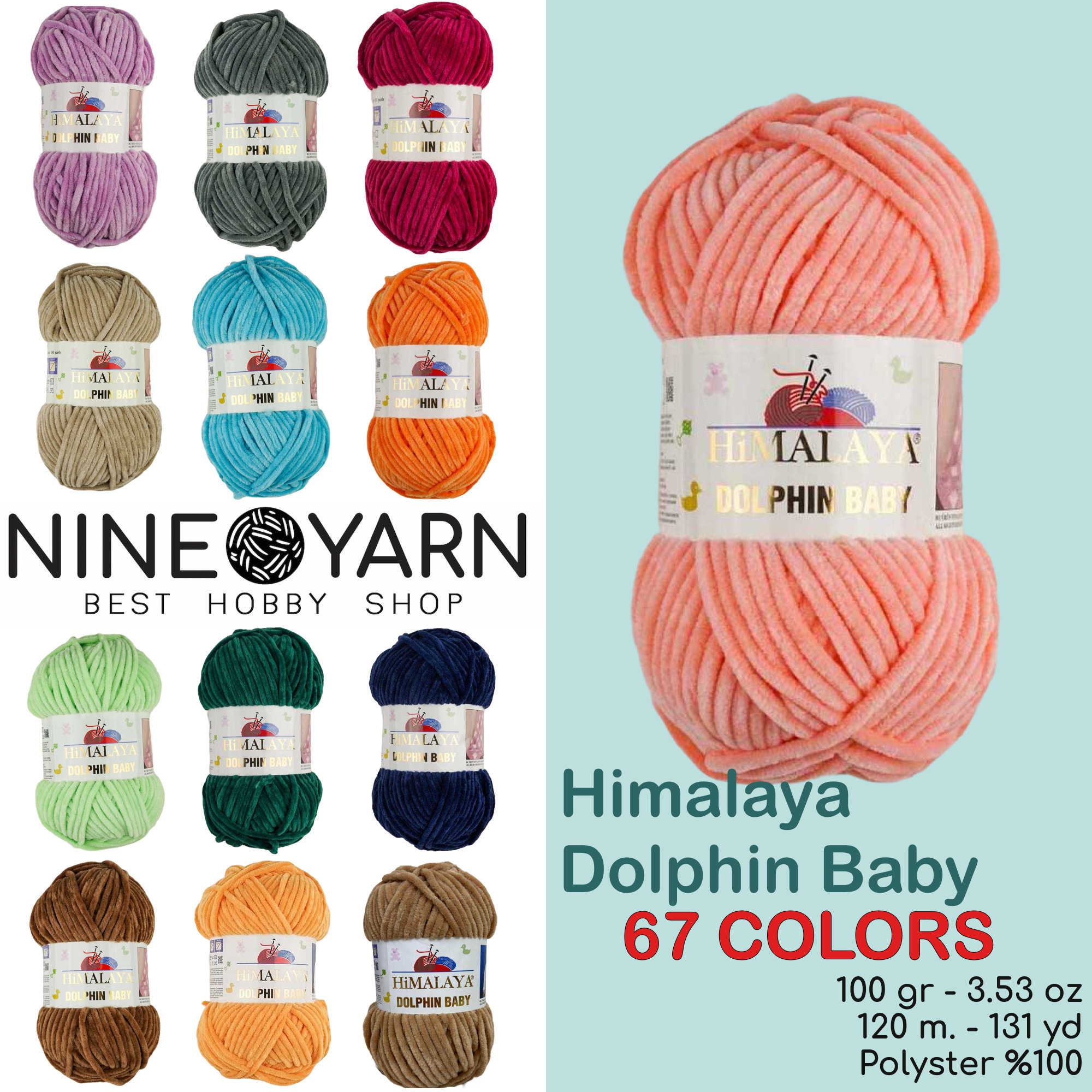 Himalaya Dolphin Baby Yarn Teddy Bear Yarn Velvet Yarn Plush Baby