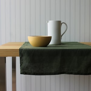 100% Linen Table Runners, available in 4 colours