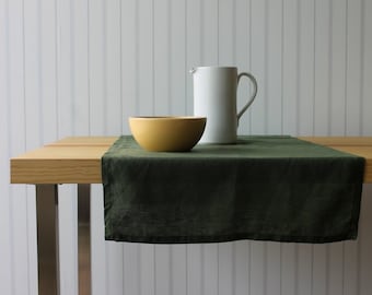 100% Linen Table Runners, available in 4 colours