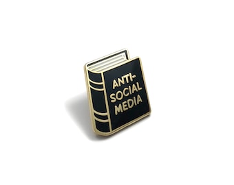 Antisocial Media Hard Enamel Pin