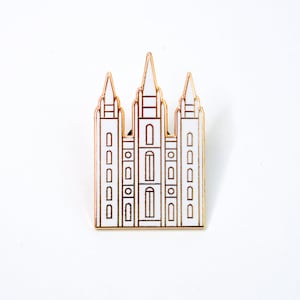 Salt Lake City Temple Enamel Pin