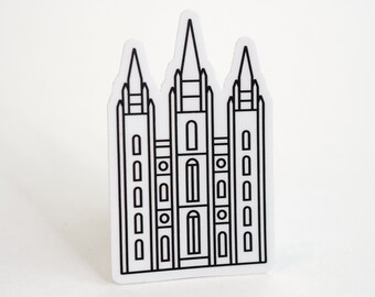 Salt Lake City Temple Sticker
