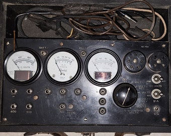 HARD TO FIND! Very Early Vacuum Tube Tester Read-Rite Model No.700
