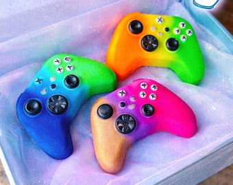 Controller Bath Bomb Gift Set: Birthday Present Organic Hemp & Safflower Oil