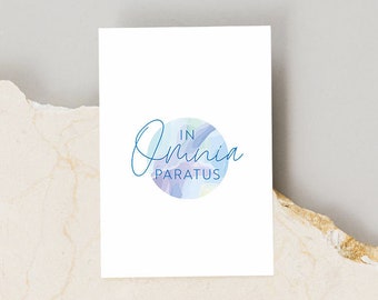In Omnia Paratus Etsy