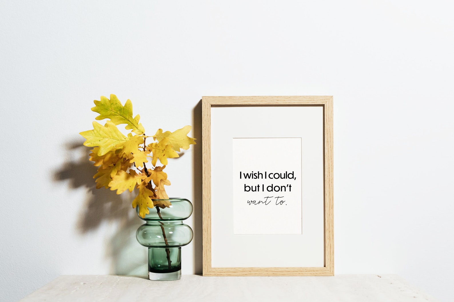 Wall Print of Friends Themed Phoebe Buffay 'I Wish I | Etsy