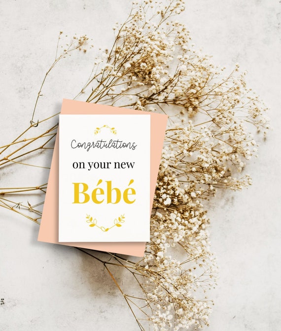 New Baby Gender Neutral Greeting Card With Moira Rose and Etsy