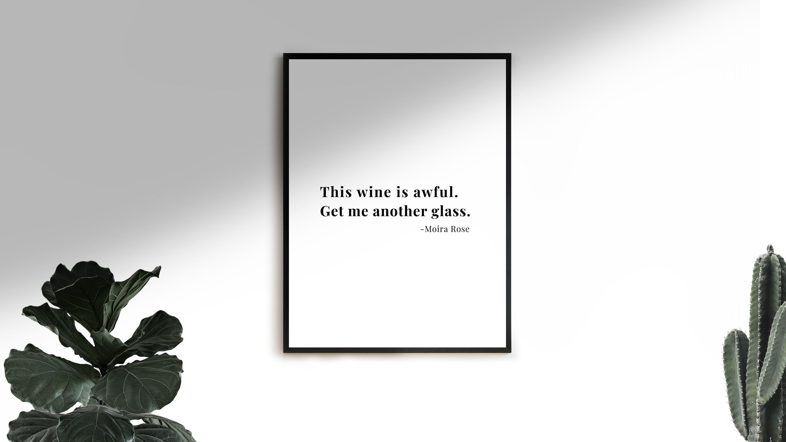 Wall Art Print DOWNLOAD of Moira Rose Quote 'This Wine is Etsy