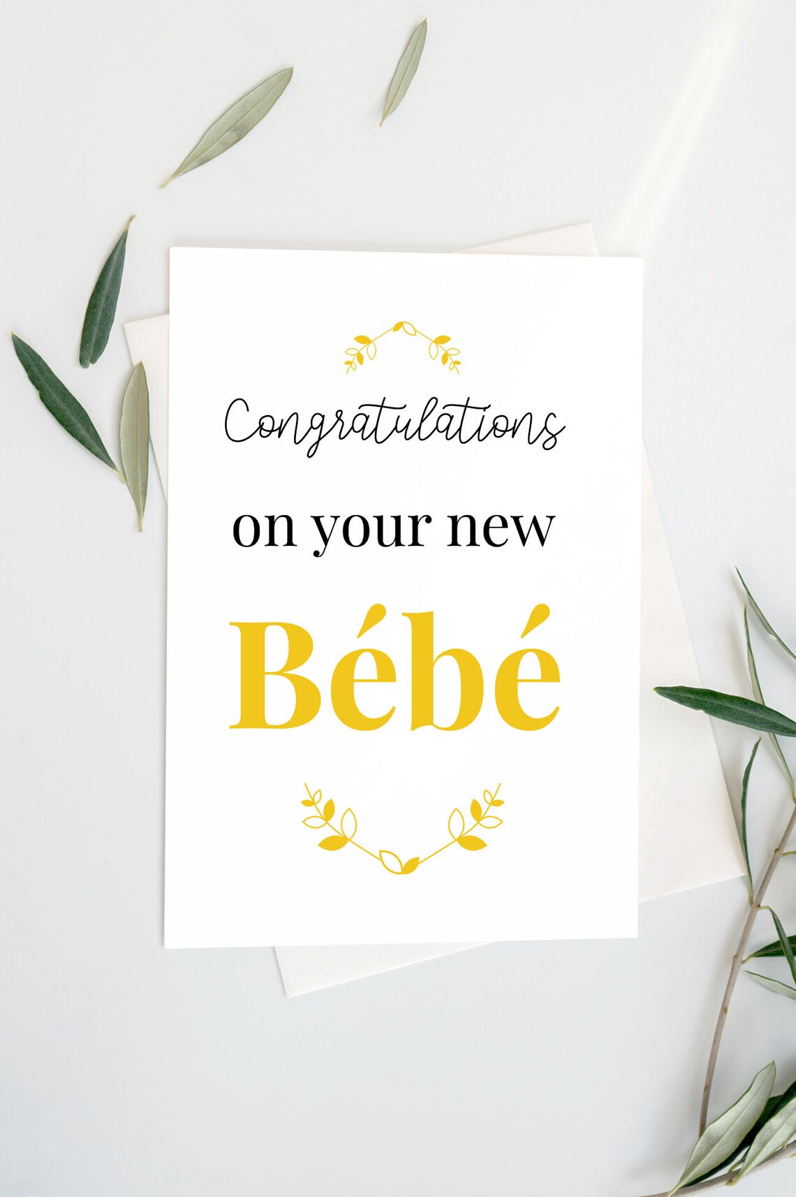 New Baby Gender Neutral Greeting Card with Moira Rose and Etsy