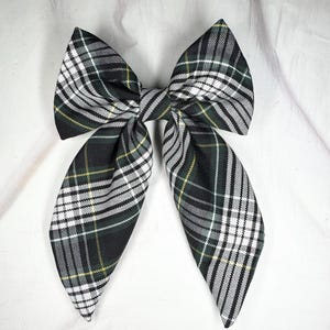 Plaid Sailor Bow/Back to School/School Uniform Plaid /First day of School/High Quality French Barrette/Uniform Plaid Hair Bows /Plaid 61