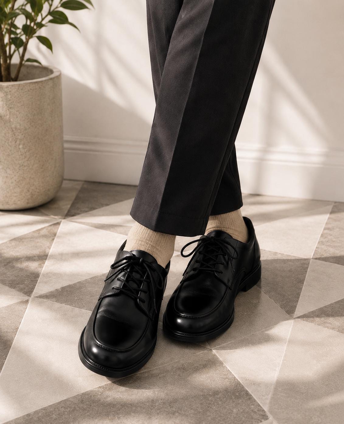 Boy Black Dress Shoe/Lace Up/Round Flat/Slip on/ Genuine Leather/Back to School/Holidays/Waterproof Boy Black Dress Shoe/Lace Up/Round Flat/Slip on/ Genuine Leather/Back to School/Holidays/Waterproof