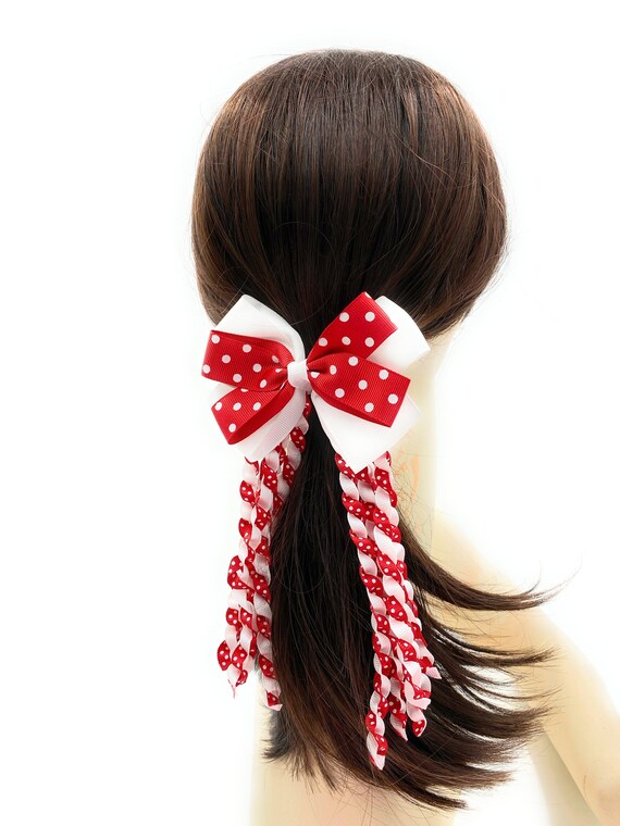 40 Pezzi Nastri Fiocco Per Capelli Elastici, Accessori Scuola E Feste Per Bambine E Ragazze, Colori Assortiti
