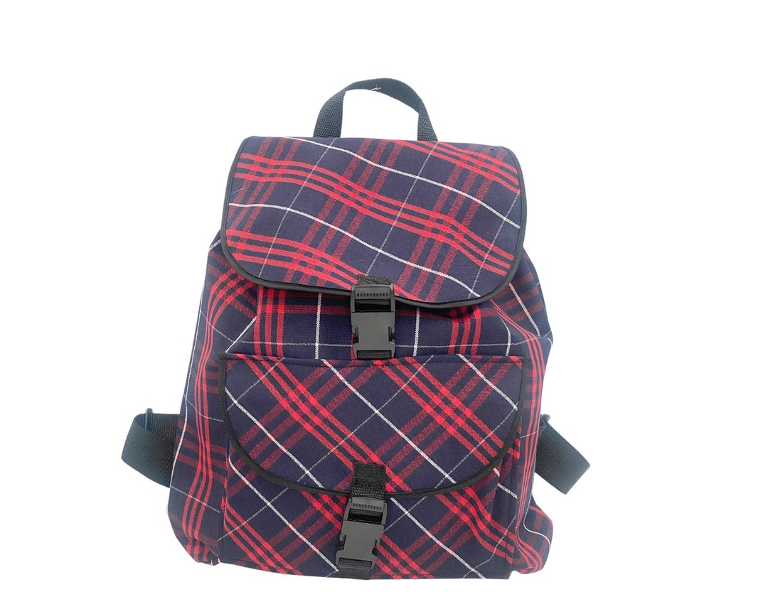 Plaid 36/school Uniform Plaid Backpack/drawstring Top/back