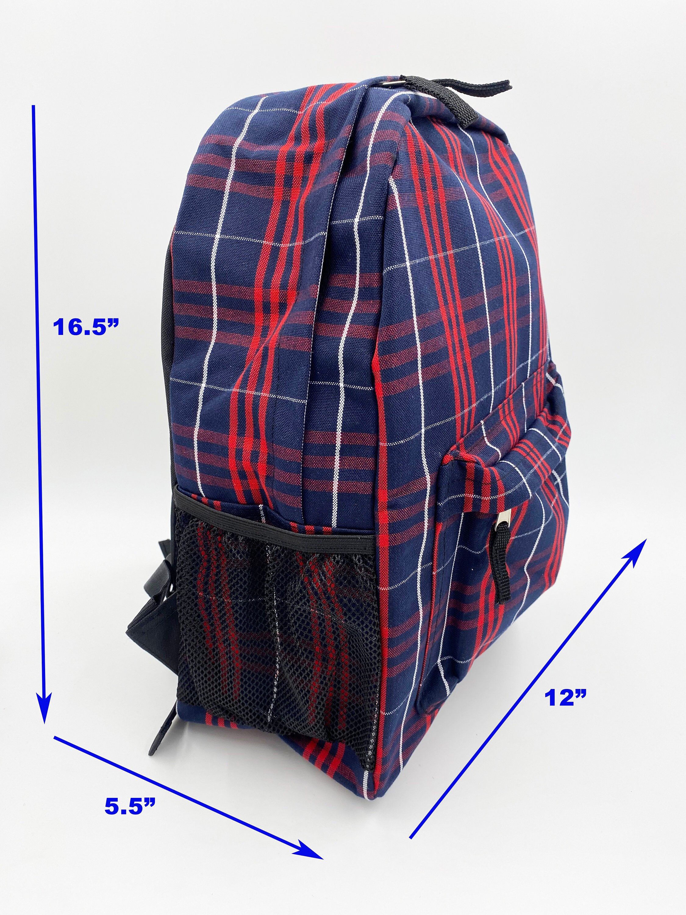 School Uniform Plaid Backpack/back to School/sport,travel  display picture 1