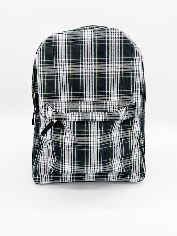 Plaid 61 Campbell school Uniform Plaid Backpack back to School sport travel Backpack adults and Kids water Bottle Pocket crusaders Plaid Etsy UK