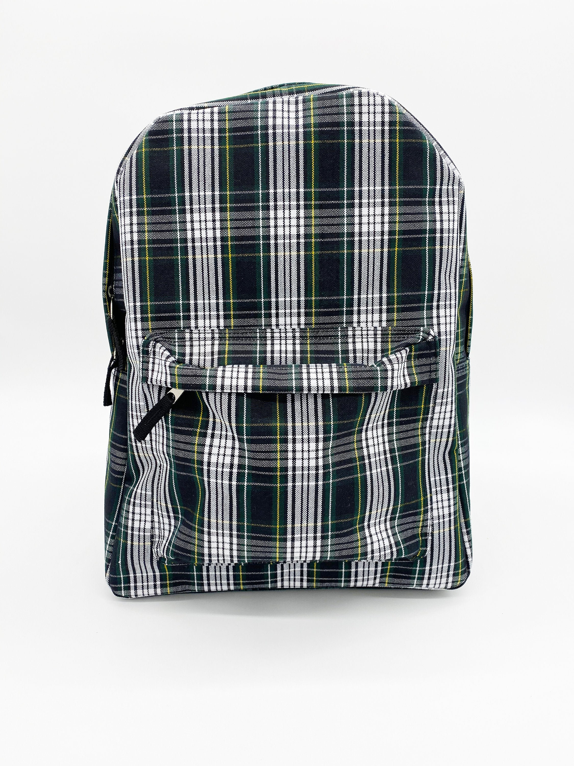 Plaid 61 Campbell/school Uniform Plaid Backpack/back to  display picture 2