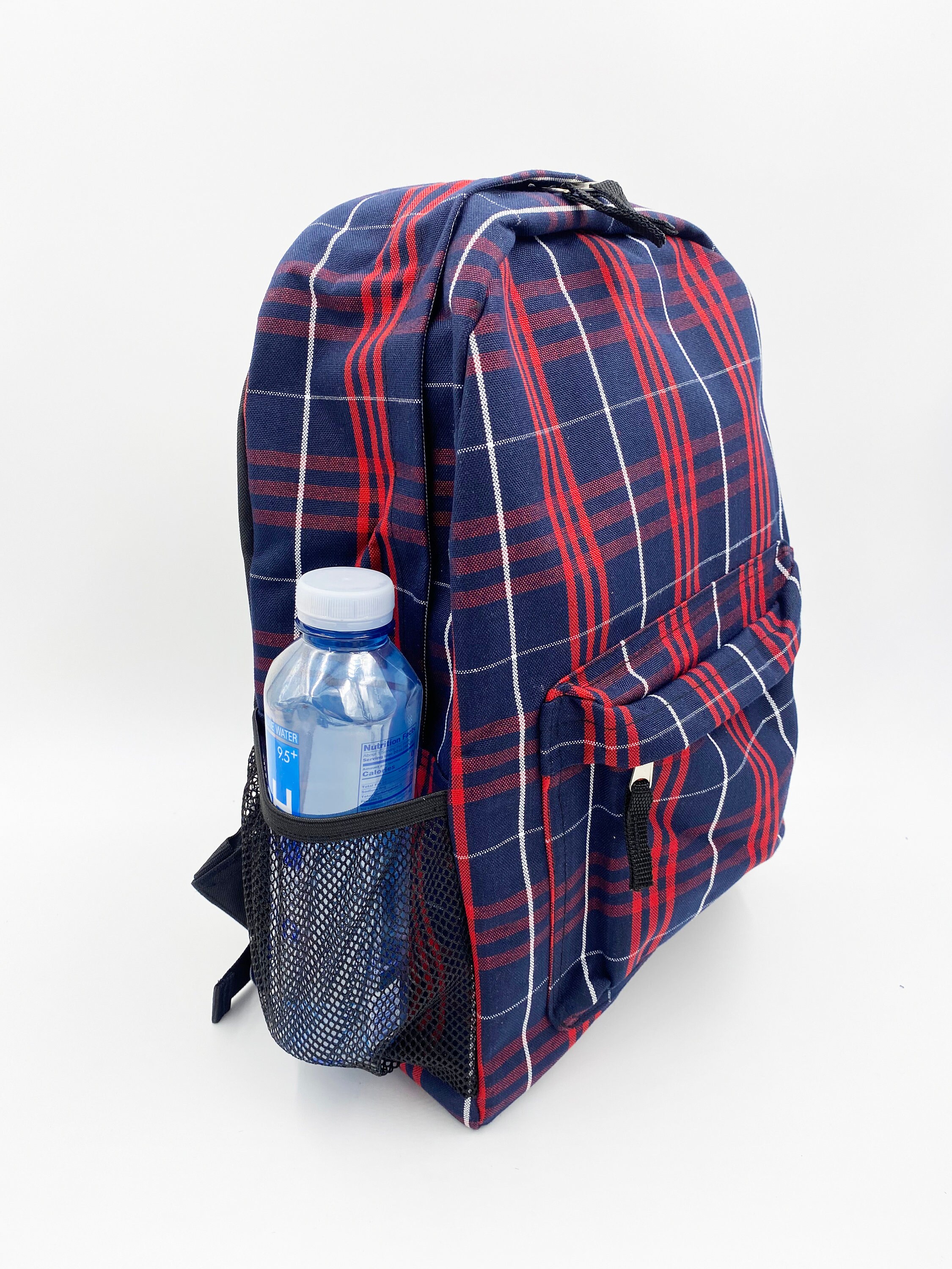 Classic Fashion Plaid Backpack & Wallet NWT School Uniform Plaid Backpack/back to School/sport,travel  main image 2
