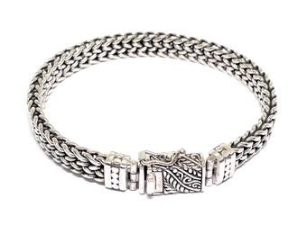 Silver Bracelet, Bali Bracelet, women’s silver bracelet, men’s silver bracelet, Easter Gift, Moms Gift, fathers day gift, dads gift