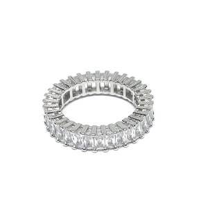 Sterling silver ring, baguettes ring, silver ring, wedding bands, stackable rings, baguettes ring, Easter gift, Moms gift, mothers day gift