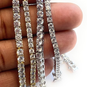 Tennis bracelet, gold tennis, silver tennis, bling bracelet, gifts for her, gifts for him, birthday gift, dads Gift, boys gift, girls