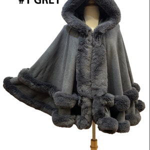 Plus size fur cape hotsell