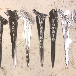 Vegetable Stakes Garden Plant Label Markers