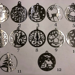 Christmas Ornament Plasma Cut Metal Steel