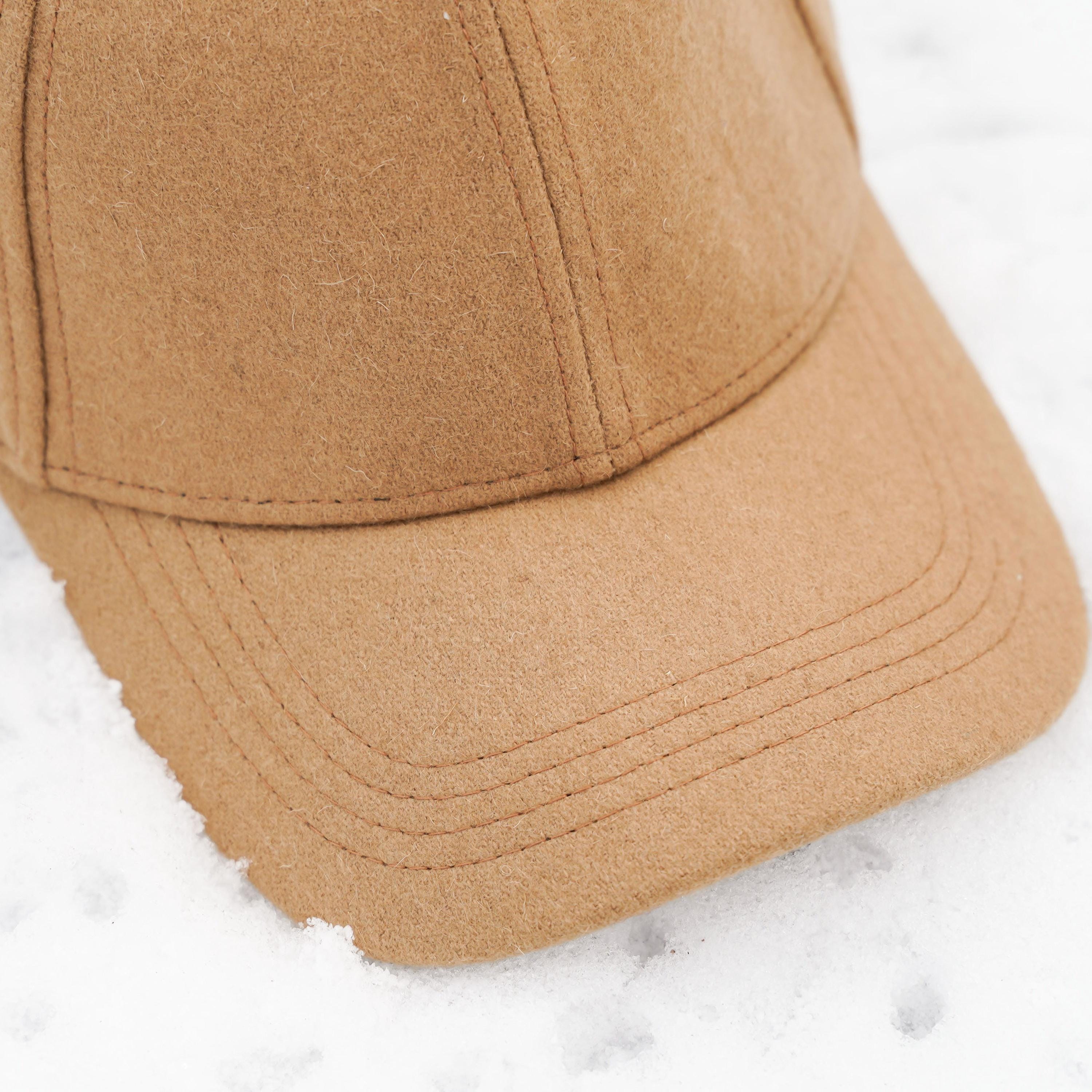 Performance Wool Premium Baseball Hat. Camel Beige  display picture 1