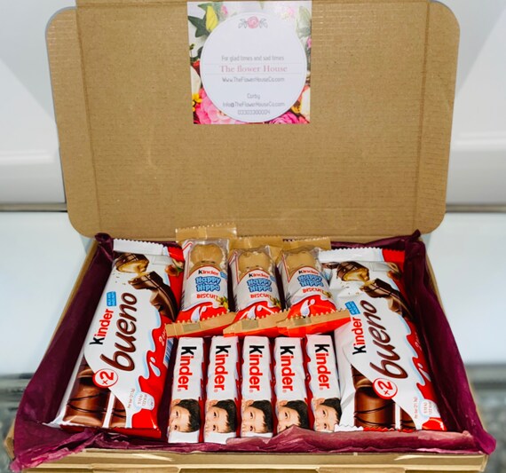 Kinder Bueno Selection Gift Box hamper Stocking filler chocolate lover gift xmas Kinder Bueno Selection Gift Box hamper Stocking filler chocolate lover gift xmas