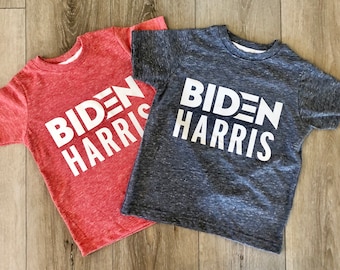 Kids Joe Biden Kamala Harris Democrat President VP 2024 Election Vote Toddler, Girls, Boys, Youth Tee Shirt